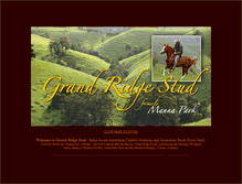 Tablet Screenshot of grandridgestud.com